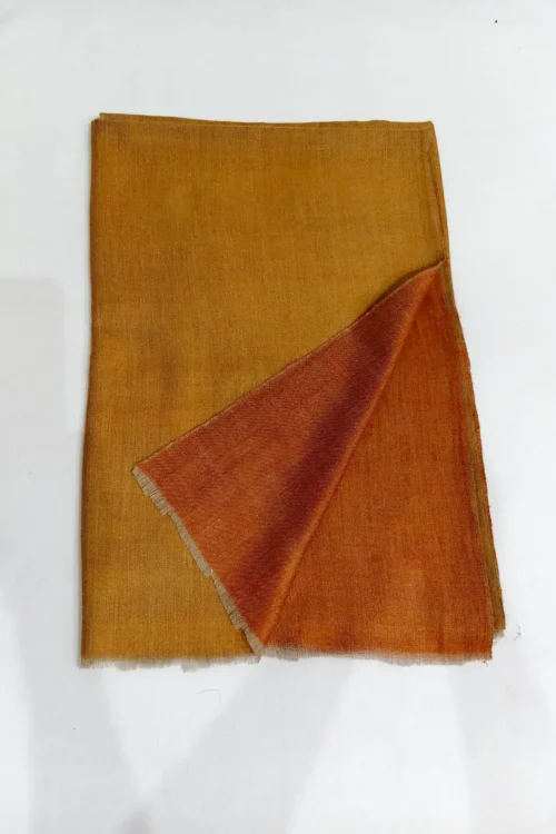 Amber Dusk Pure Pashmina Reversible Shawl