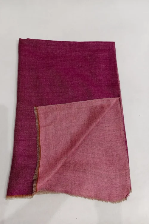 Rose Éclat Pure Pashmina Reversible Shawl