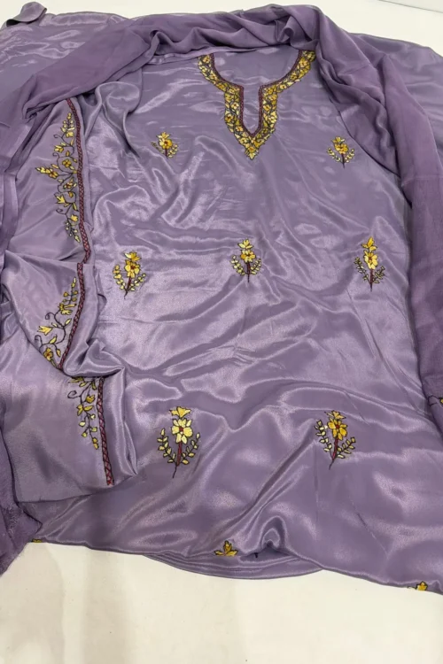 Lavender Glow Crepe Suit Set