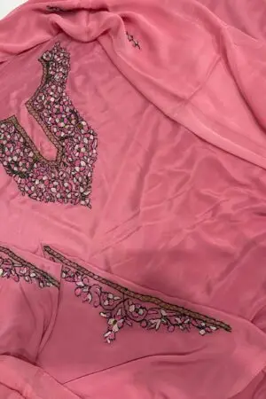 Blush Petal Crepe Suit Set