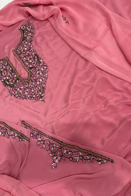 Blush Petal Crepe Suit Set